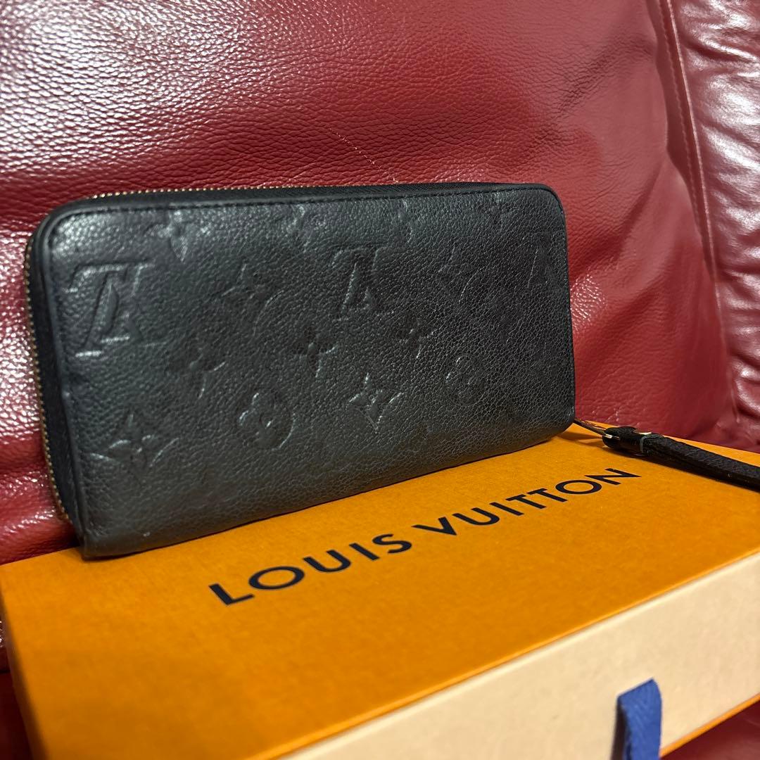 【美品】 ルイヴィトン アンプラント ジッピーウォレット 長財布