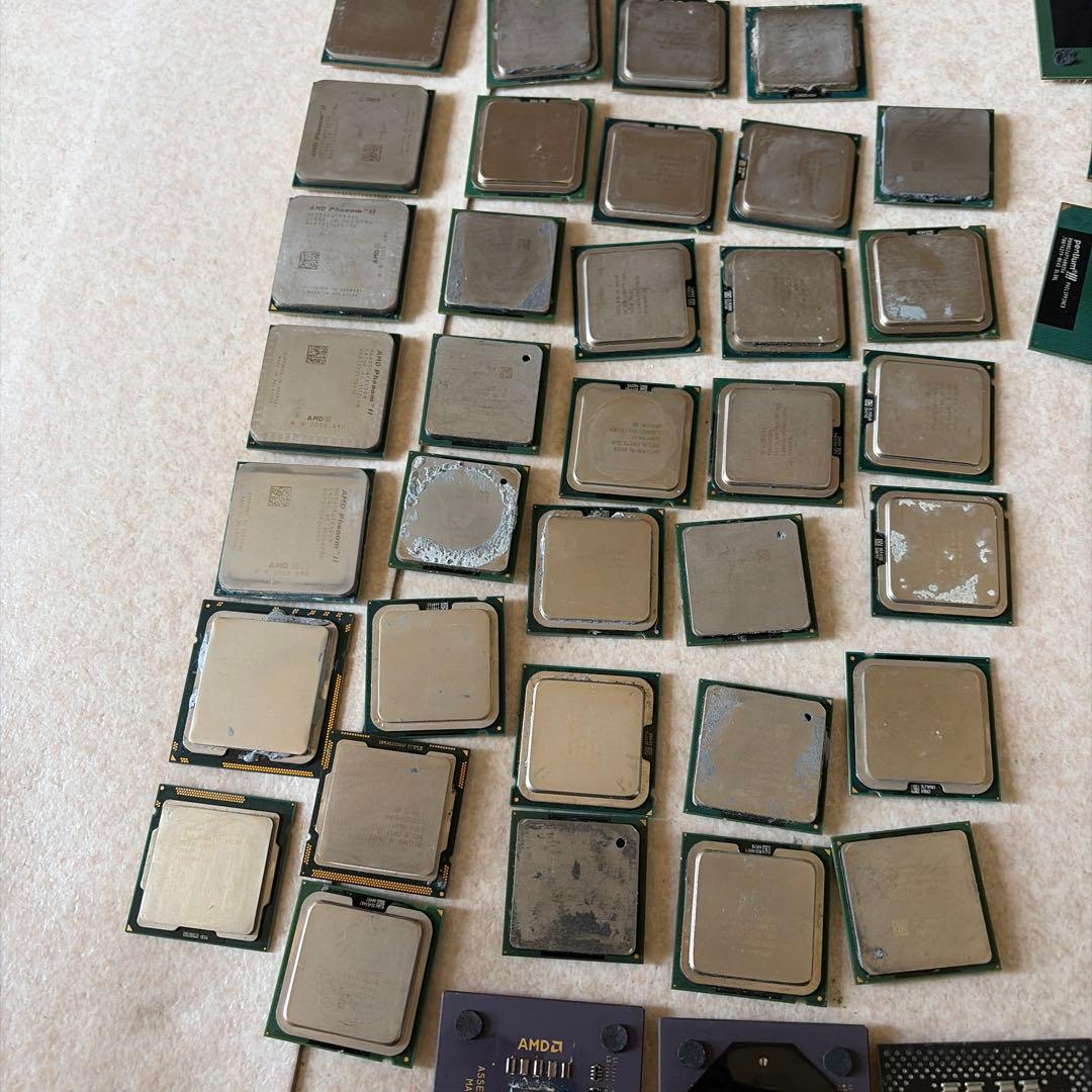〔ジャンク品〕CPU63枚まとめ売り