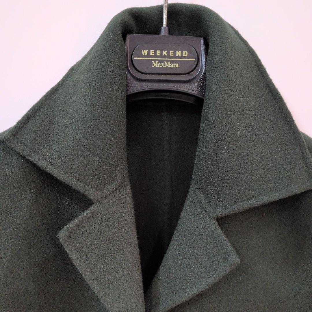 マックスマーラ Sサイズ リバーコート ダブルフェイス ウール100%