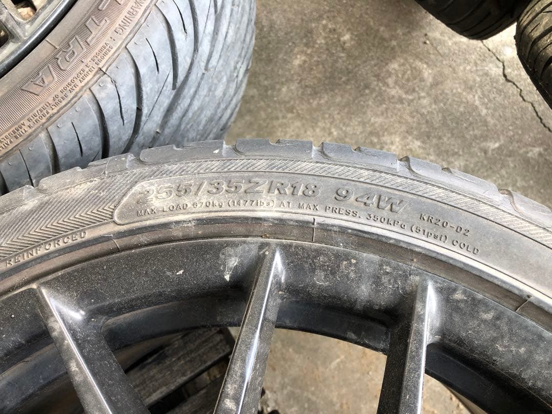 18インチ ホイール タイヤセットＥ90に