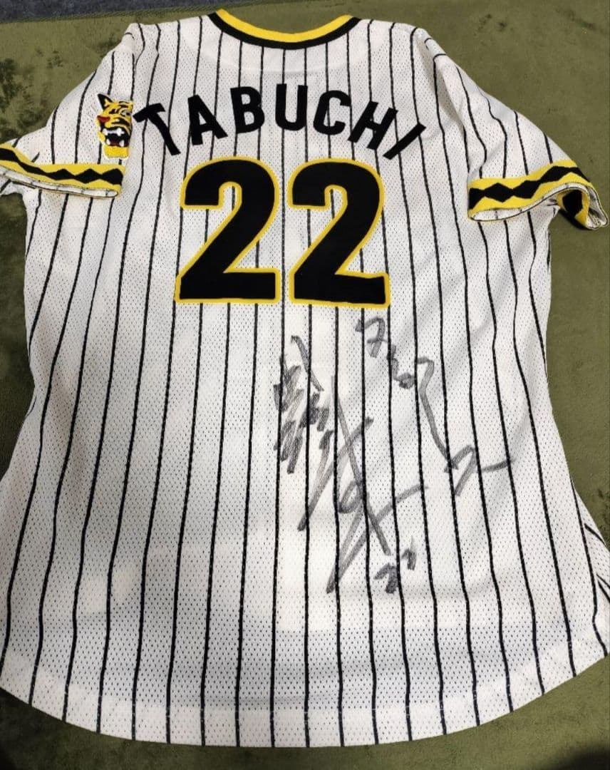 最終値下げ阪神タイガース　田淵幸一　直筆サイン入りレプリカユニホーム