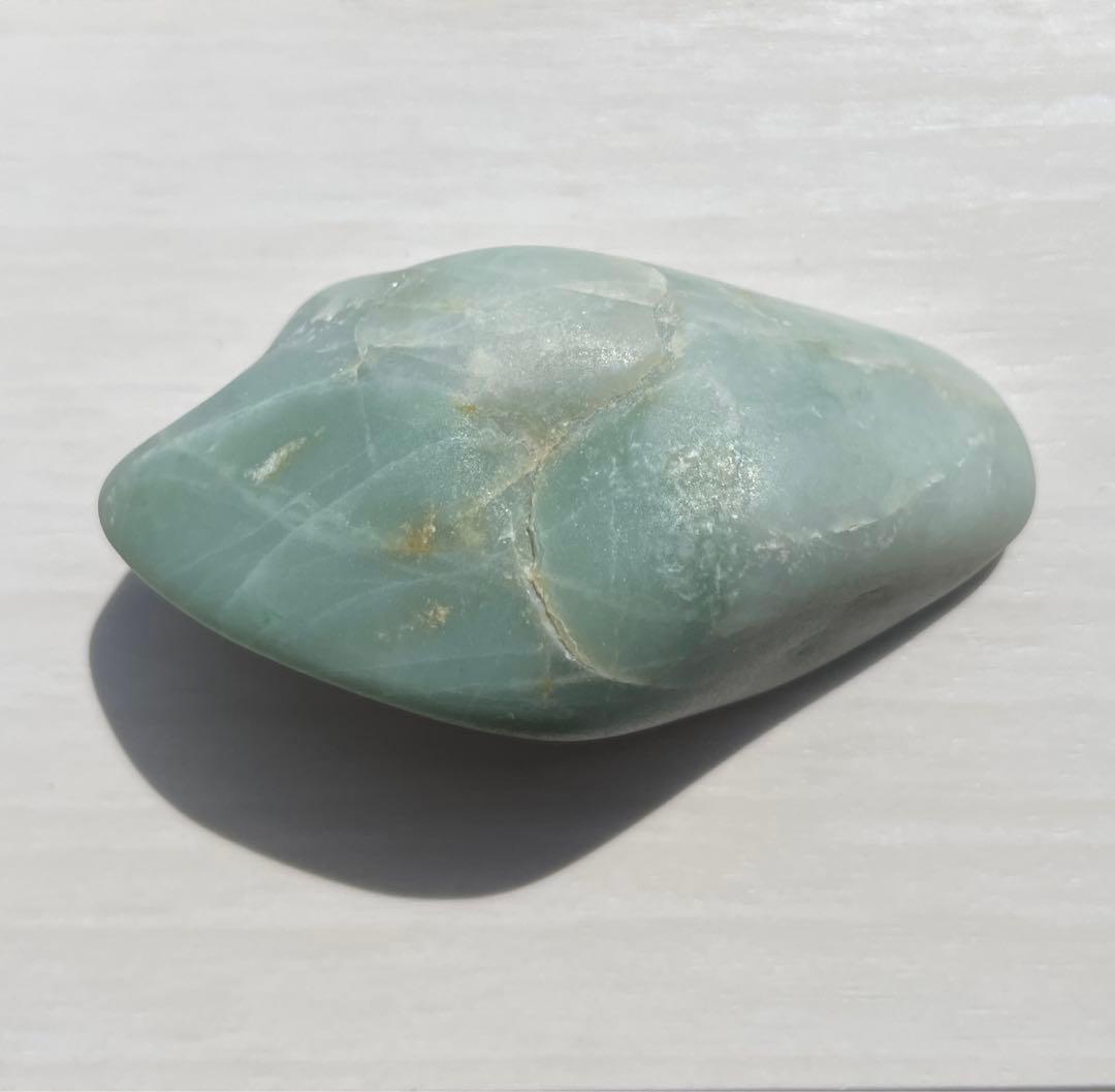 糸魚川翡翠 ヒスイ 66g 緑×白