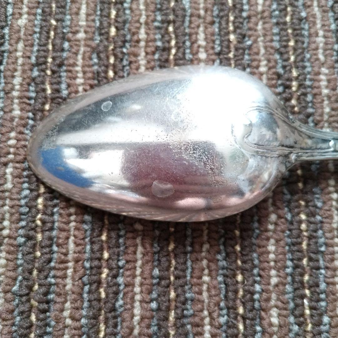 【アンティーク】1884年？スウェーデンDUFVA社　洋白／洋銀　スプーン