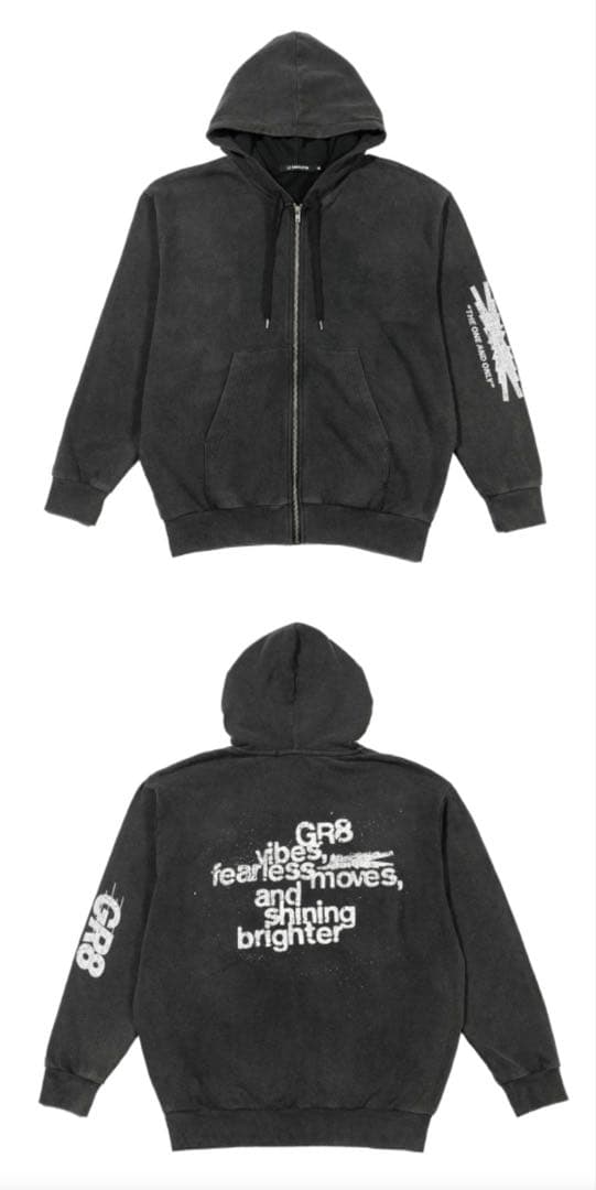 LE SSERAFIM DIFFERENT popup コラボ フーディ