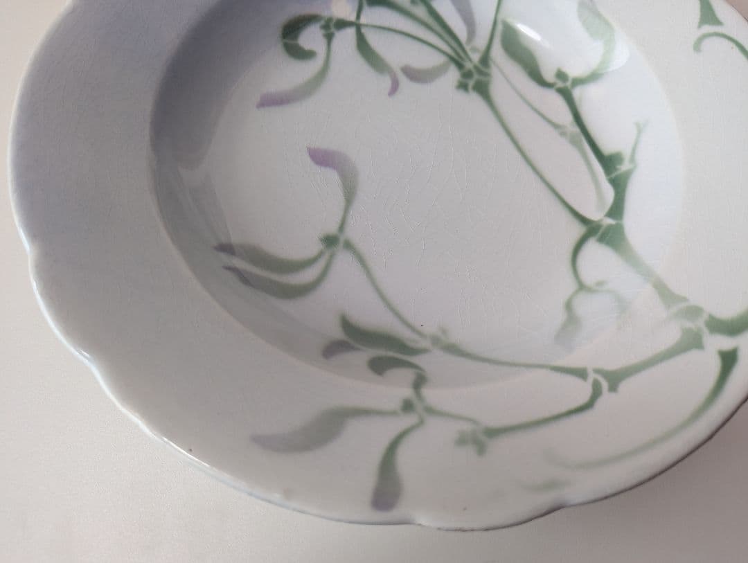 #1リュネビル ヤドリギ スープボウル 深皿26cm