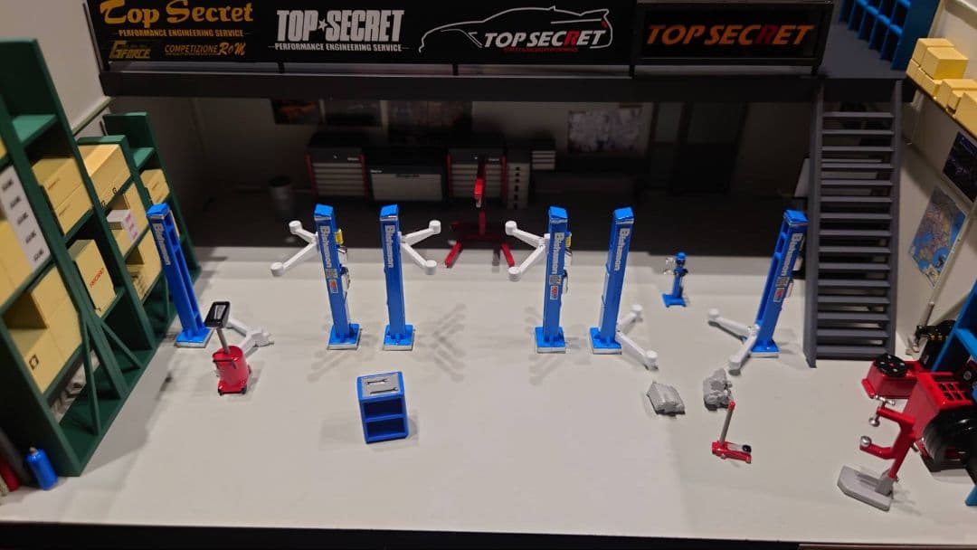 [限定・KKKモデル コレクション]1/64 TOP SECRET　ジオラマ