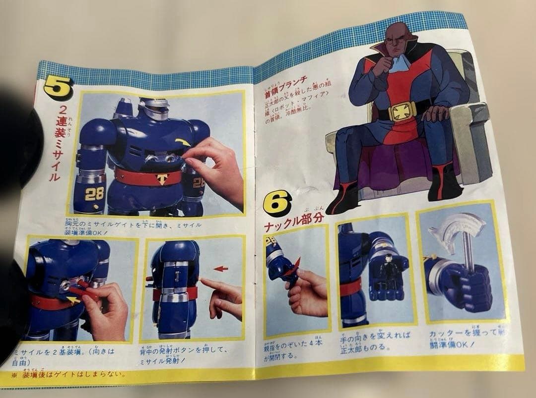 超金属 鉄人28号 SG-01（箱有り・レトロ希少品） 当時物 初期モデル