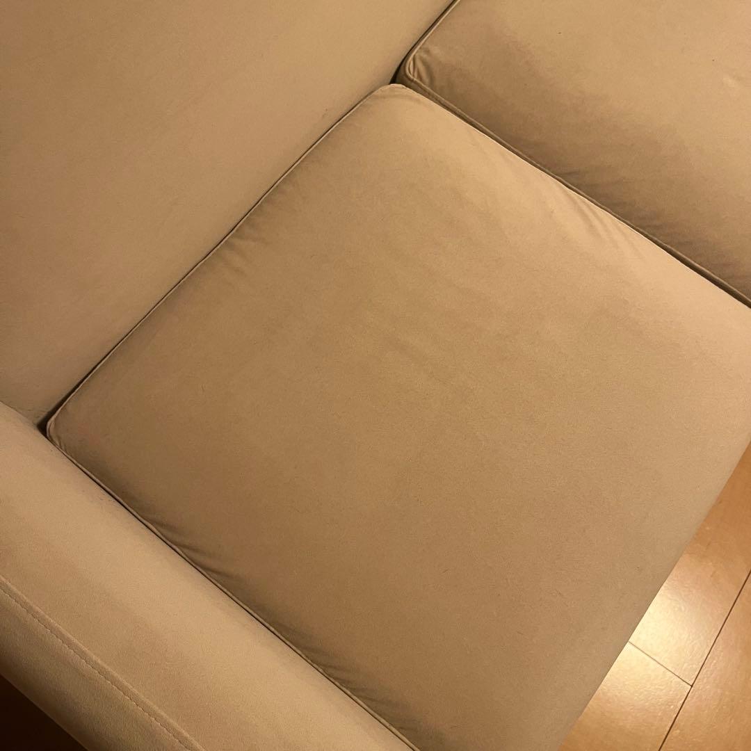 【ちゃん】ソファ エルメソファ ホワイト Francfranc 一人暮らし