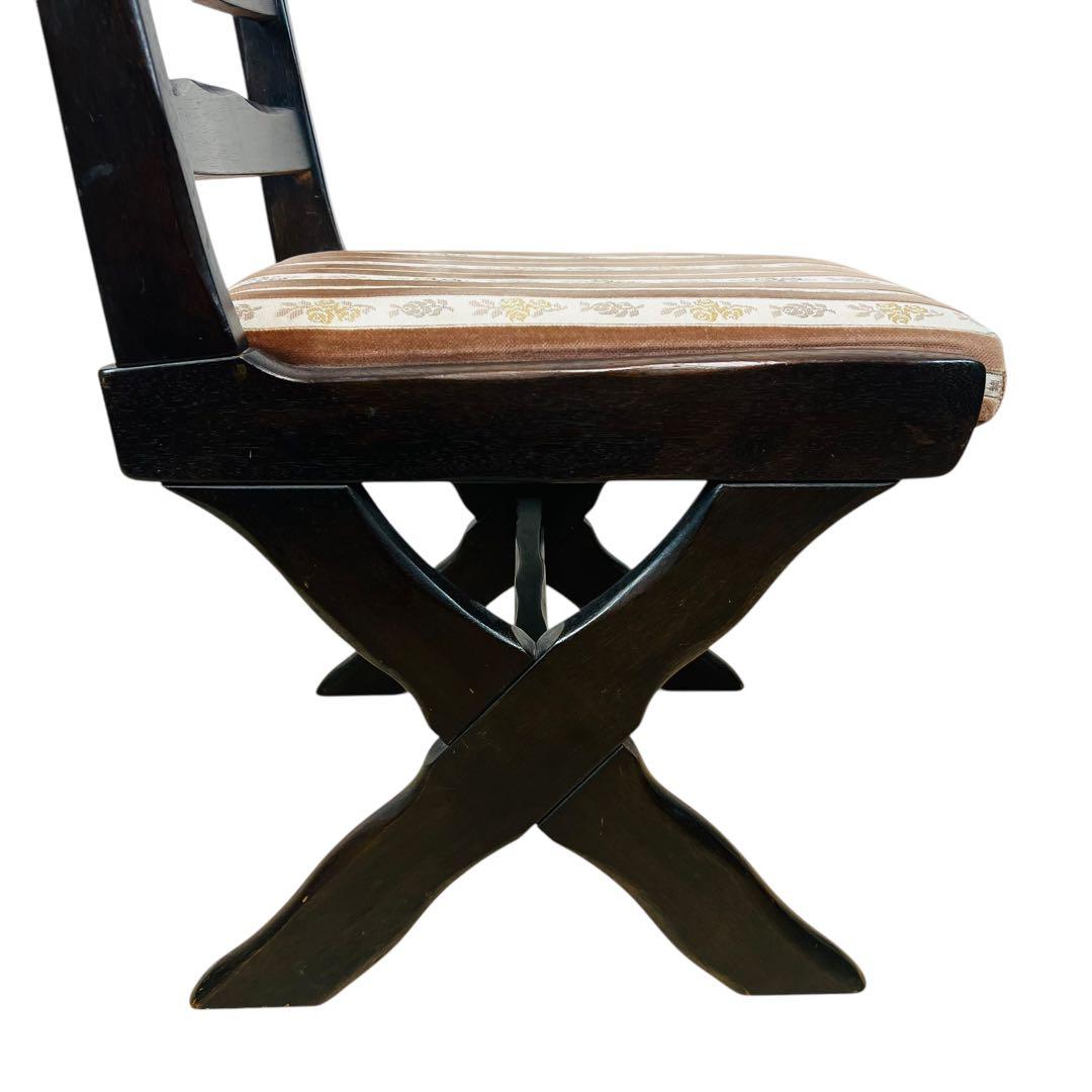 希少 オールド カリモク RUSTIC アンティーク チェア 1