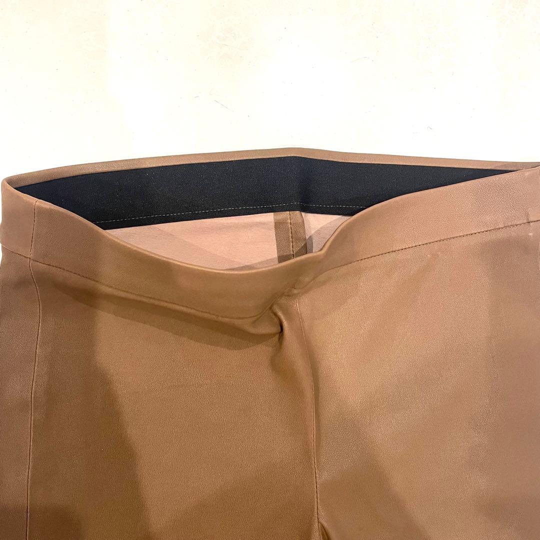 タグ付未使用 Theoryセオリー ラムレザーパンツ (羊皮)