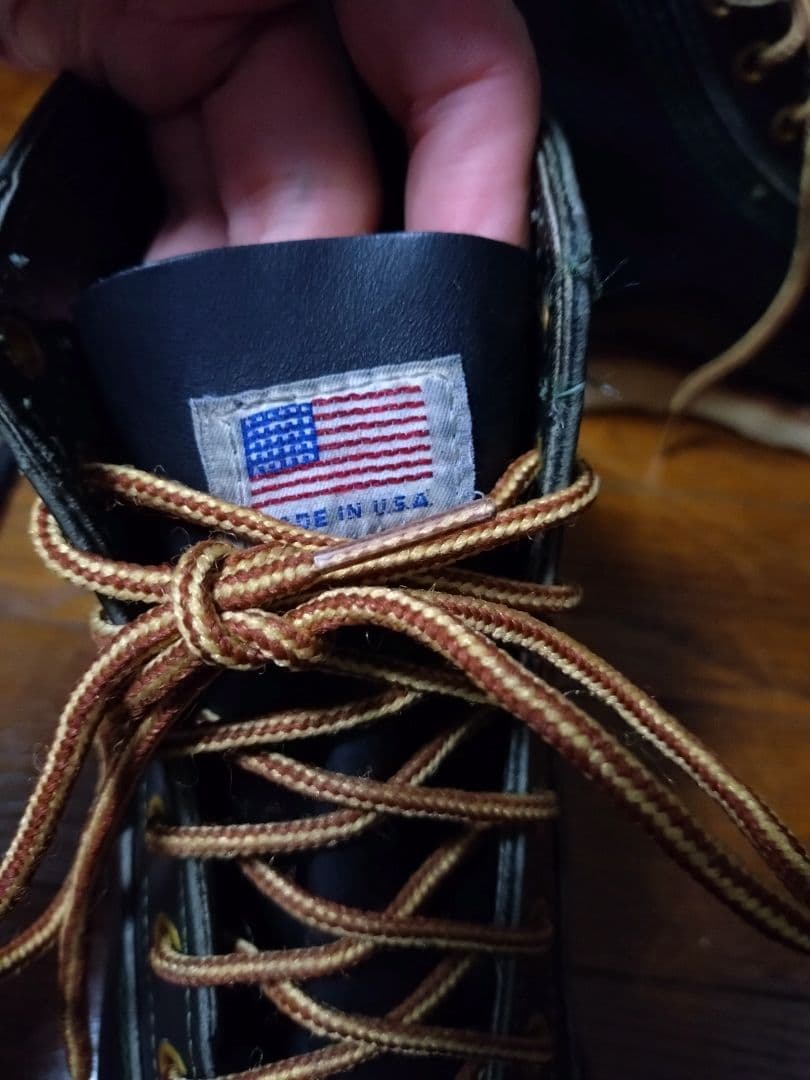 WELTS ビムラムソール レザー レースアップ ショートブーツ USA