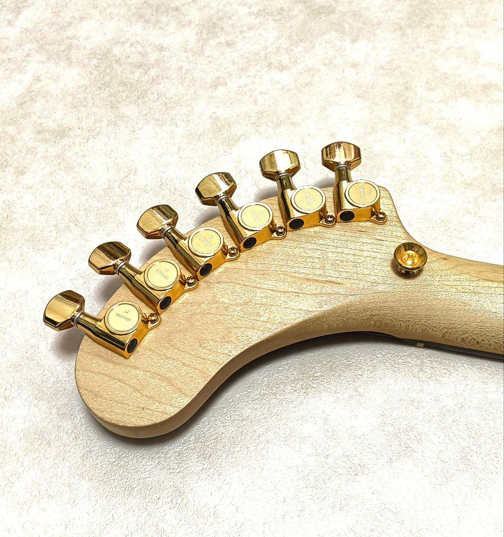 【超美品】ZO-3C メタリックパープル アンプ内蔵ミニギター ソフトケース付