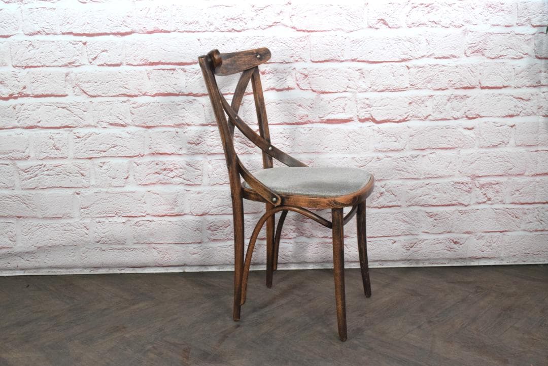 TON/トン クロスバックチェア ファブリック付き ダイニングチェア　A