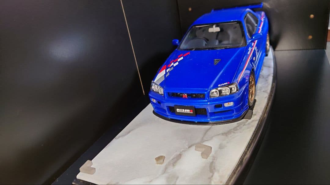 激レア autoart 1/18 日産 GT-R R34 resetting