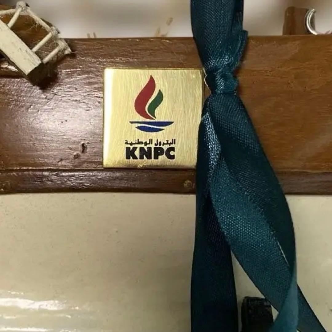 クウェートのダウ船 伝統的な木造帆船 箱入り　美品