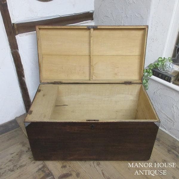 イギリス アンティーク 家具 ブランケットボックス 収納 店舗什器 6316d