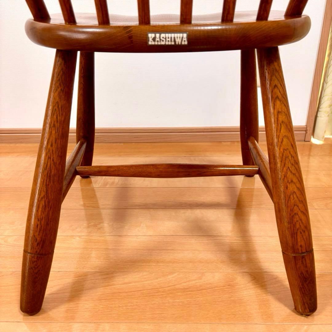 柏木工 KASHIWA ウィンザーチェア ダイニングチェア ビンテージ ①