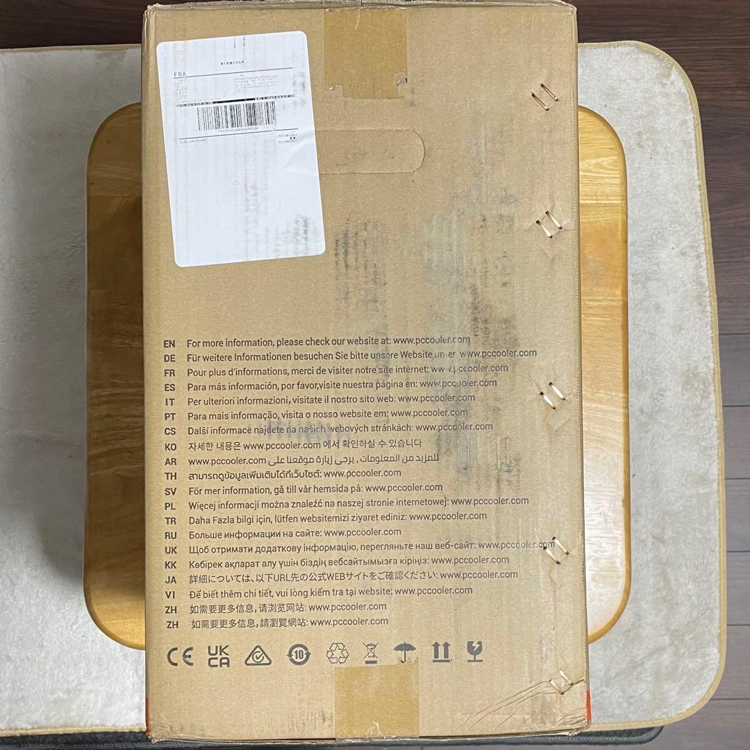 PCCOOLER PCケース 白 Micro-ATX Mini-ITX