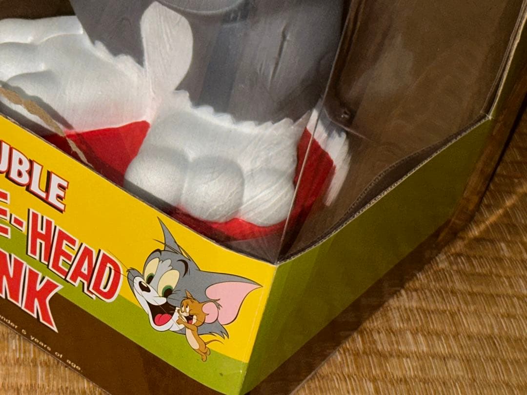 トムとジェリー　ダブルバブルヘッドバンク　TOMandJERRY 貯金箱