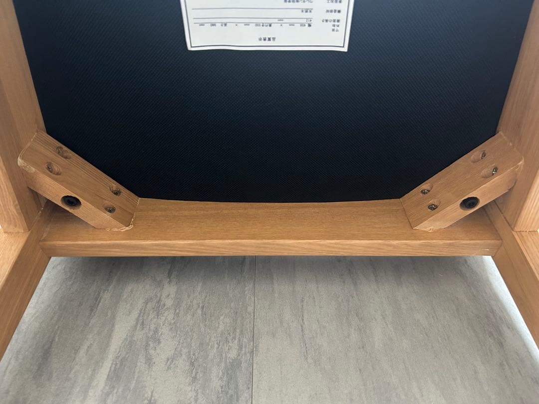 【2脚セット】ニトリ 食卓椅子 ロレイン2 ライトブラウン