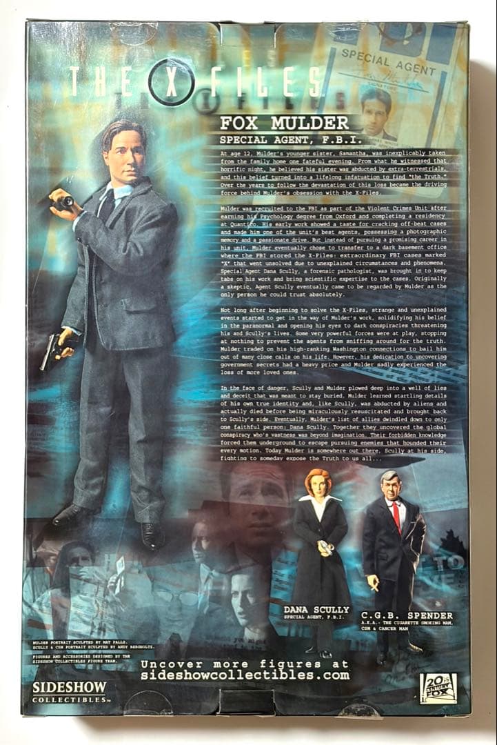 SIDESHOW 1/6 X-FILES フォックス・モルダー