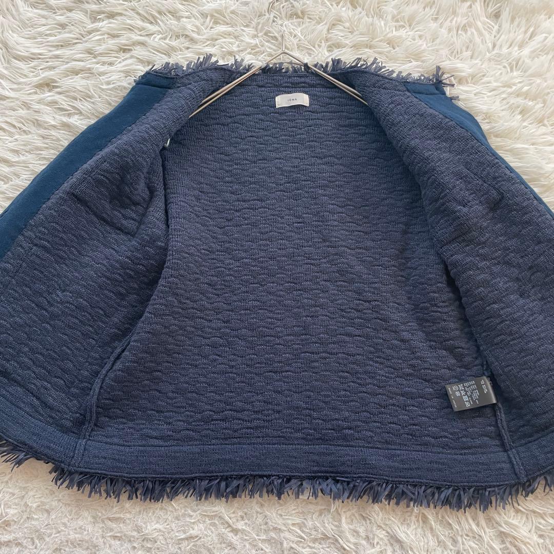 IENA ツイード　ニット　金ボタン　ジャケット　日本製