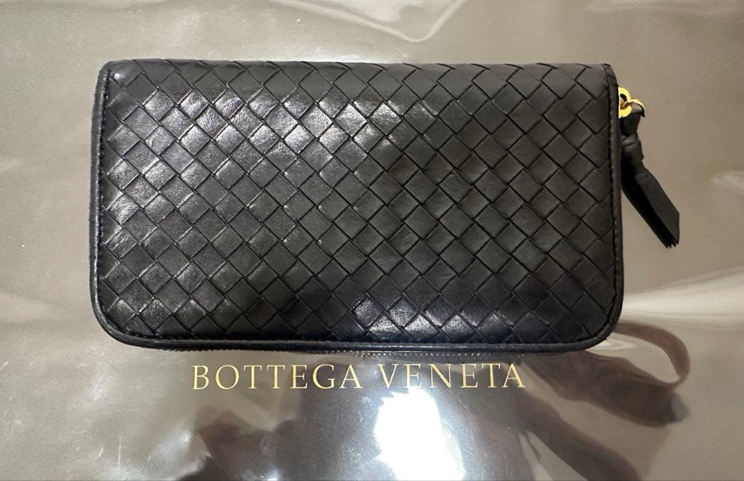 【本体のみ】ボッテガヴェネタ ラウンドファスナー/ラム/黒/3️⃣✨✨✨