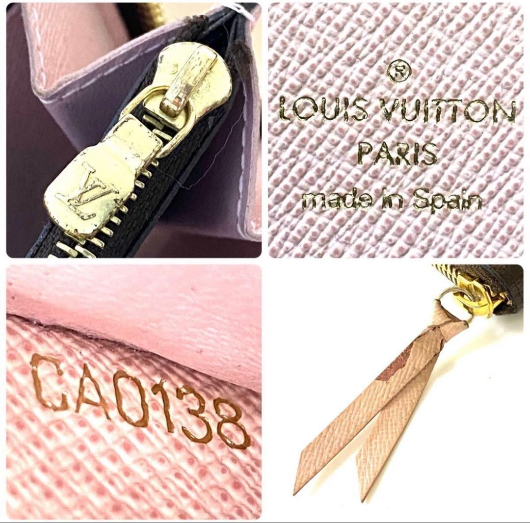 新品級ルイ ヴィトン◼️ポルトフォイユ クレマンス モノグラム ローズバレリーヌ