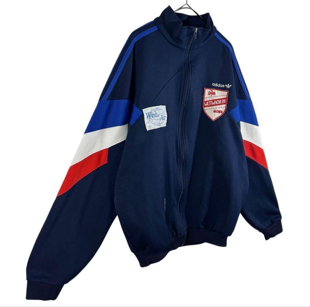 80s adidas 西ドイツ製 万国旗タグ ヴィンテージ トラックジャケット