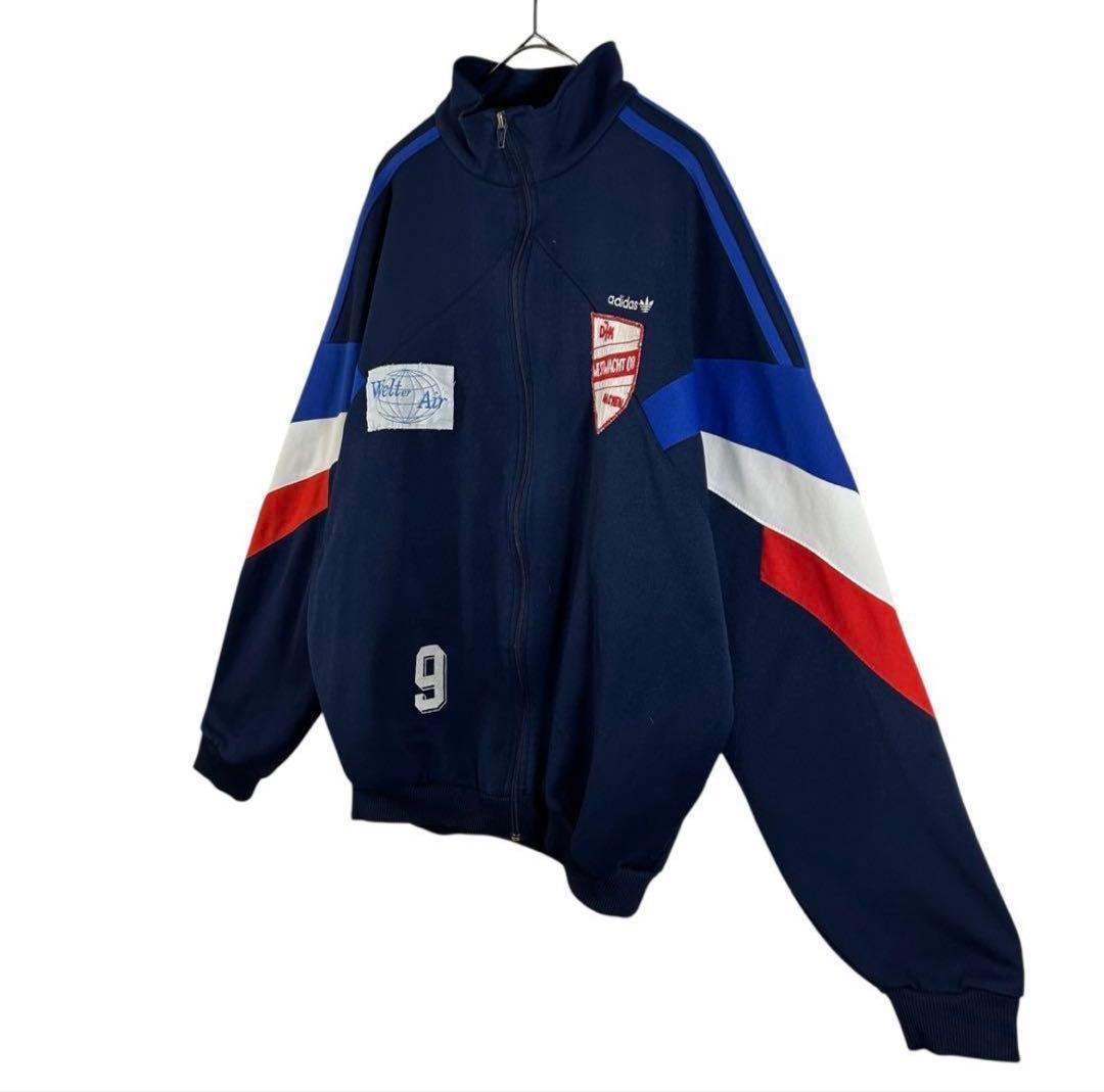 80s adidas 西ドイツ製 万国旗タグ ヴィンテージ トラックジャケット
