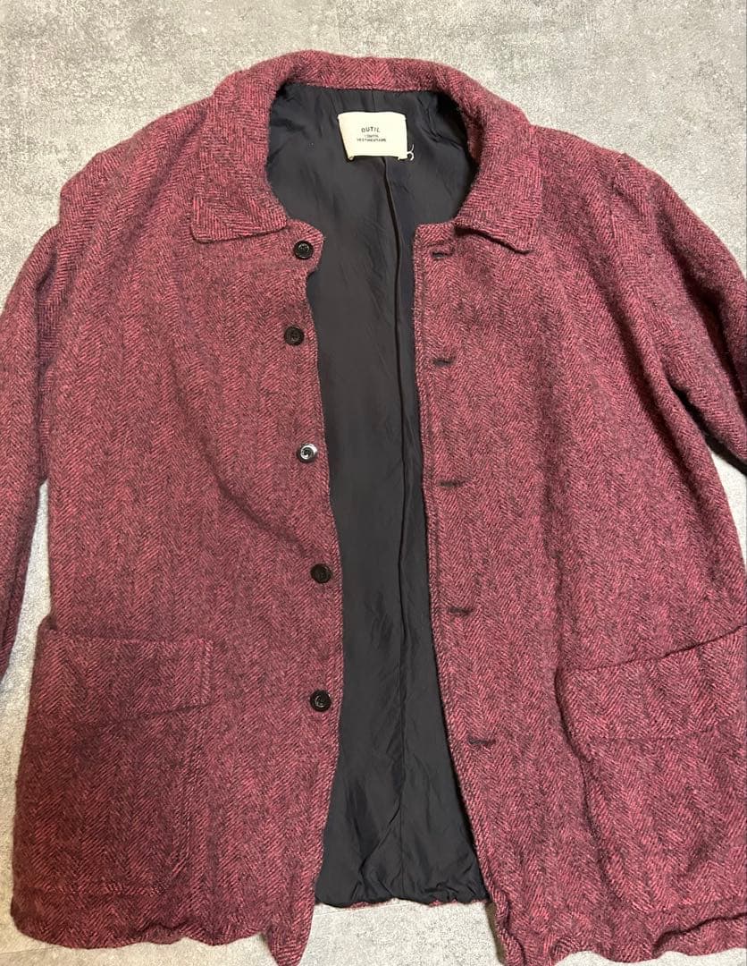 OUTIL（ウティー）VESTE THIERS 色Beaujolais サイズ2