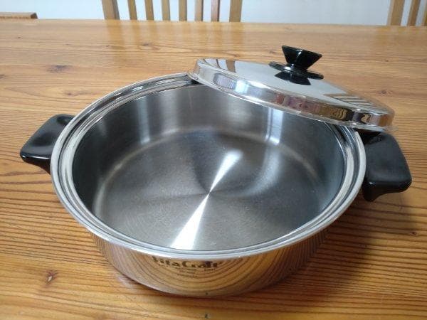 VitaCraft ステンレス両手鍋 蓋付き（まりん）