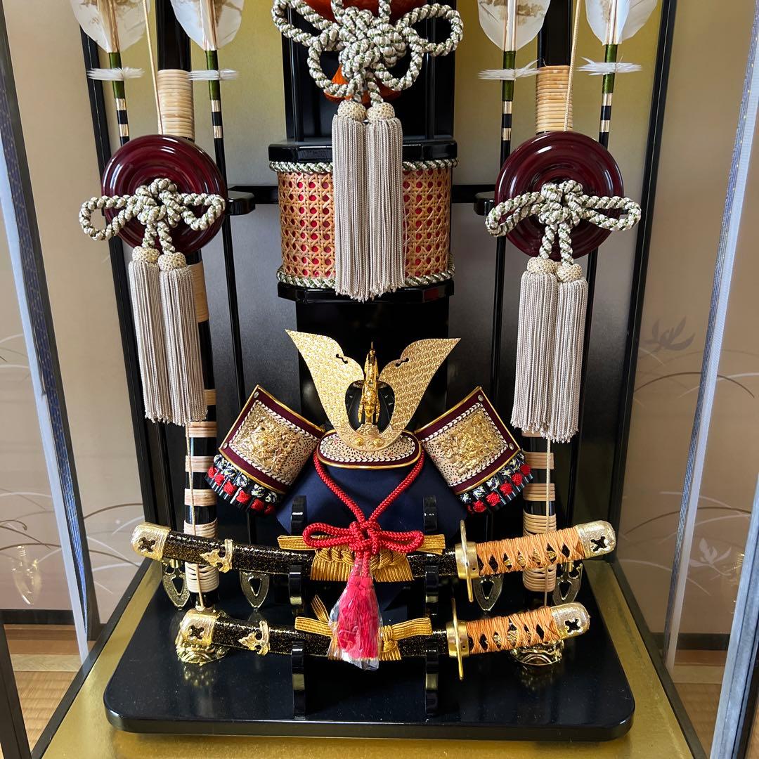 大幅なプライスダウン半額【新品未使用品】兜・弓・太刀 セット