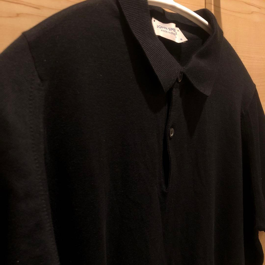 やまへい様JOHN SMEDLEY ブラック ポロシャツ 半袖