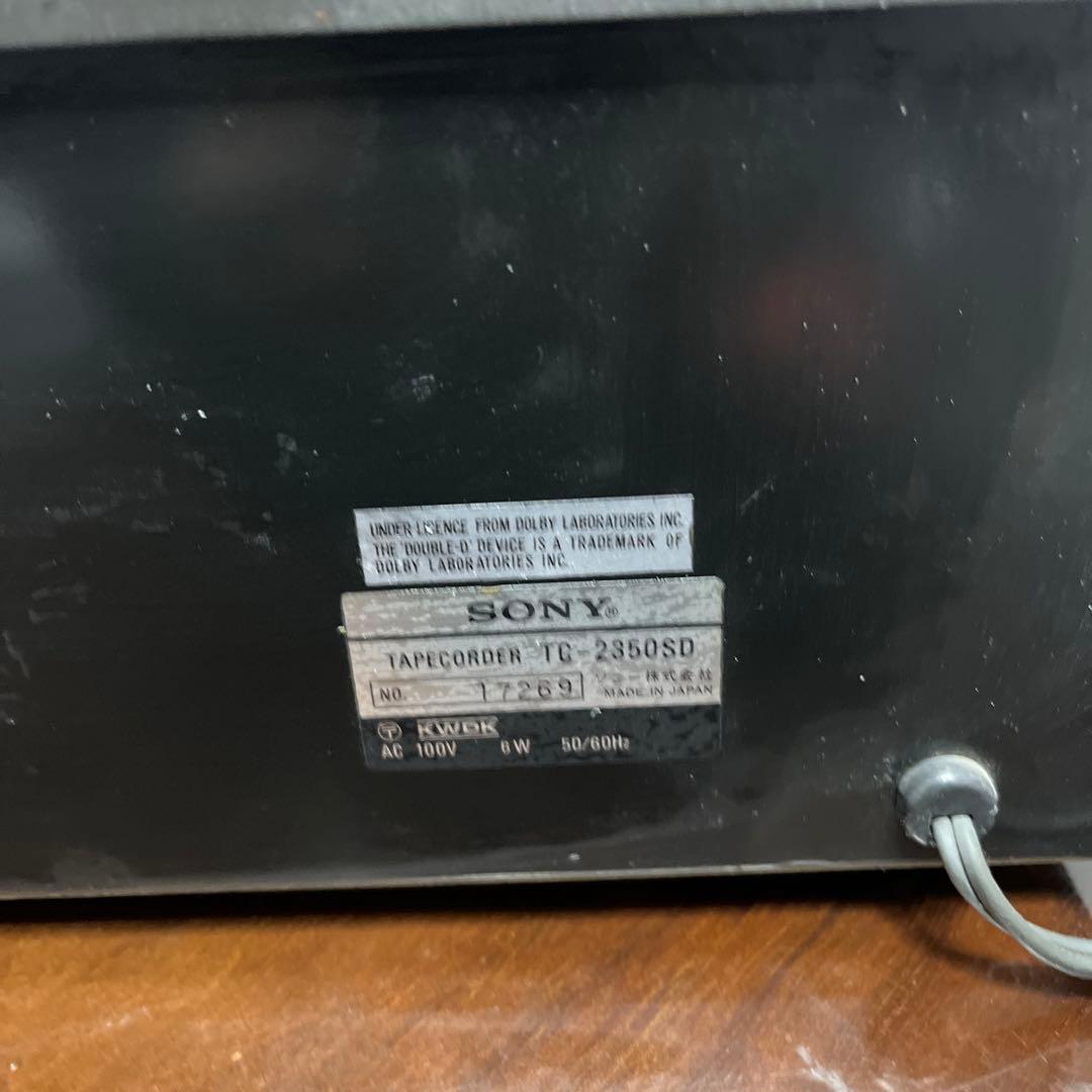 SONY TC-2350SD カセットデッキ