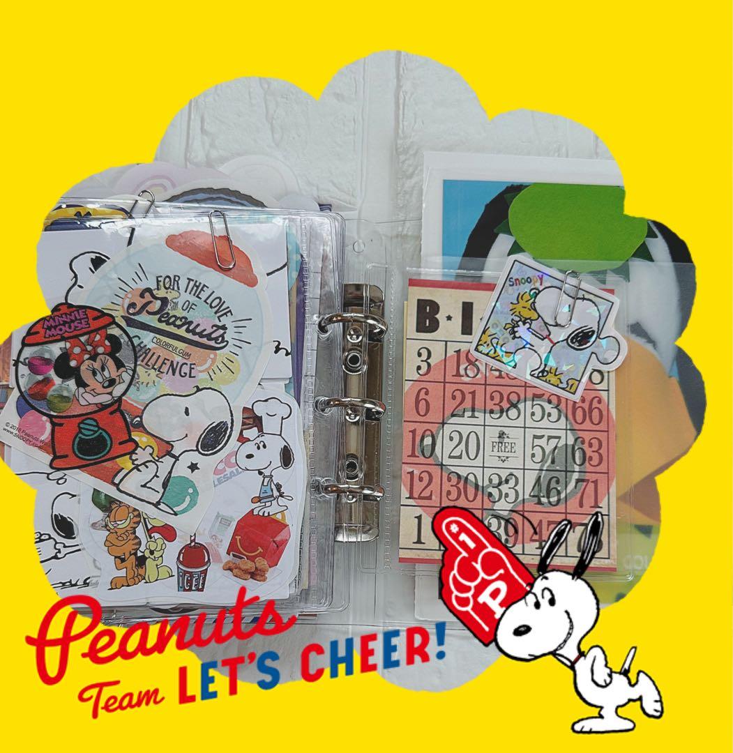 スヌーピーおすそ分けファイル♡アメキャラ増量レア限定1セット♡