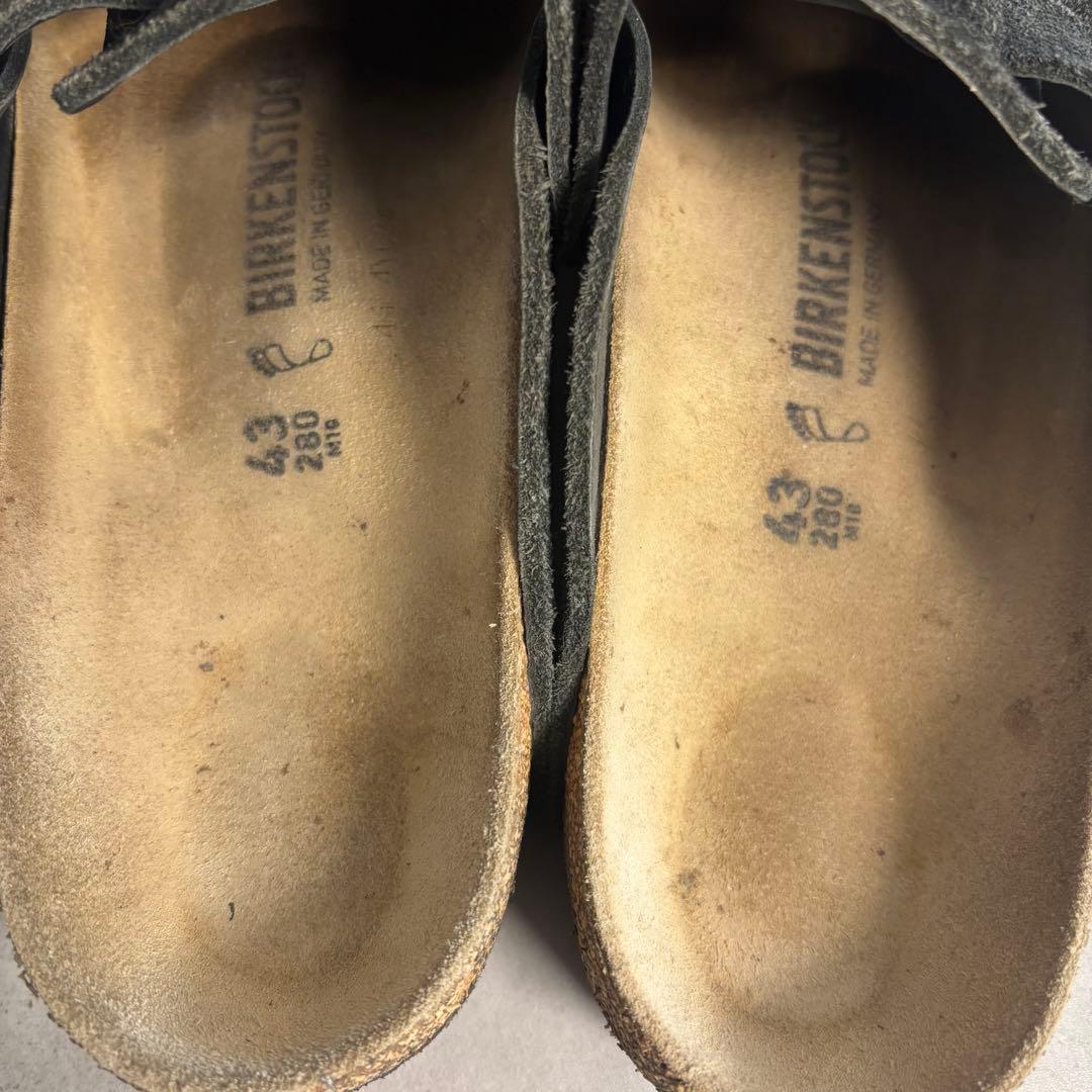 ビルケンシュトック ボストン サボサンダル ブラック 28cm