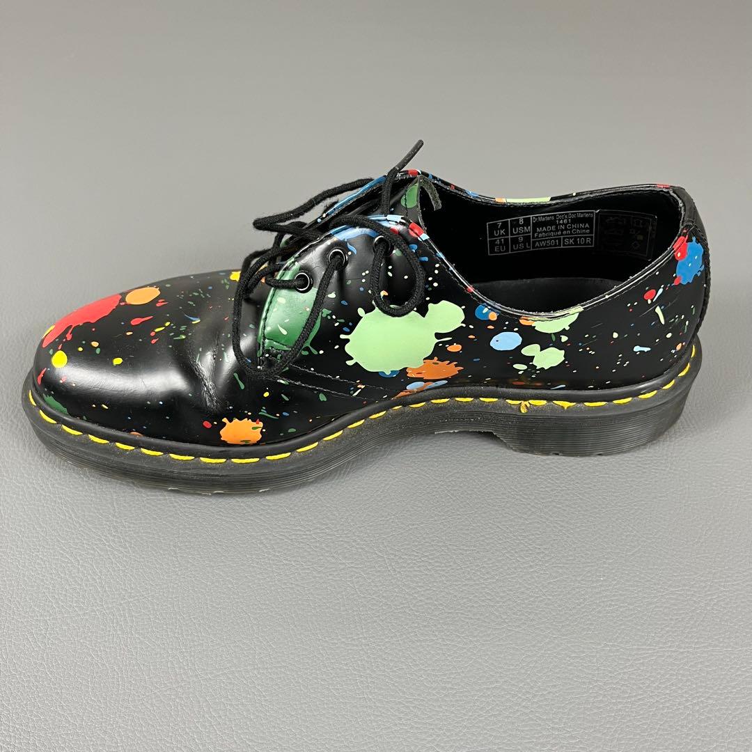 【美品】超希少 ドクターマーチン ドレスシューズ ペイントスプラッター 3ホール