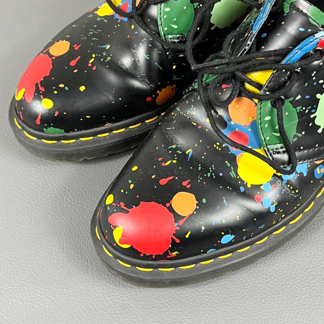 【美品】超希少 ドクターマーチン ドレスシューズ ペイントスプラッター 3ホール