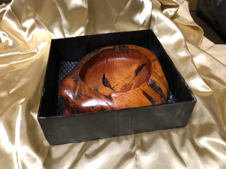 肥松木工品　盆、菓子器、装飾品、他