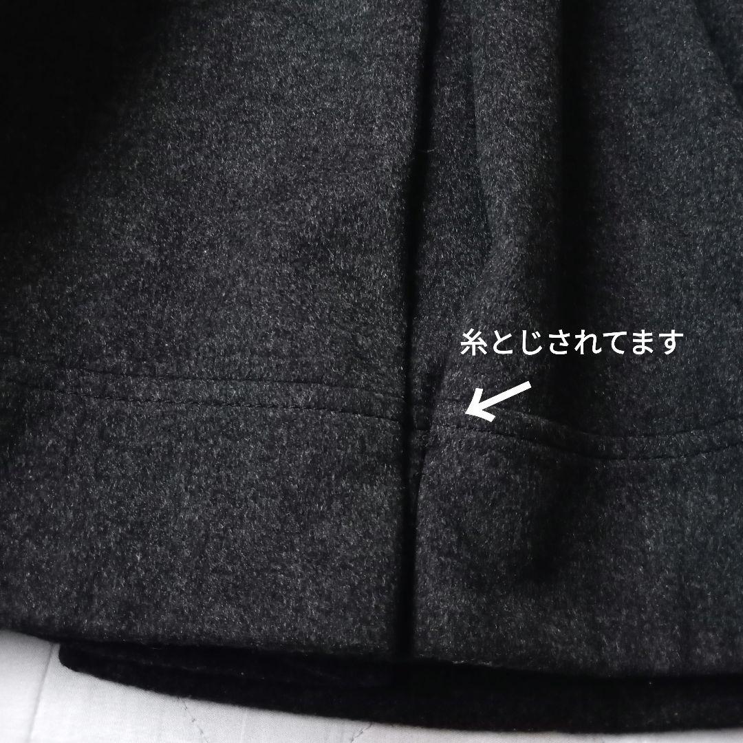 新品　J.PRESS　スタンドカラー　ショートコート　Aライン　ウール　グレー