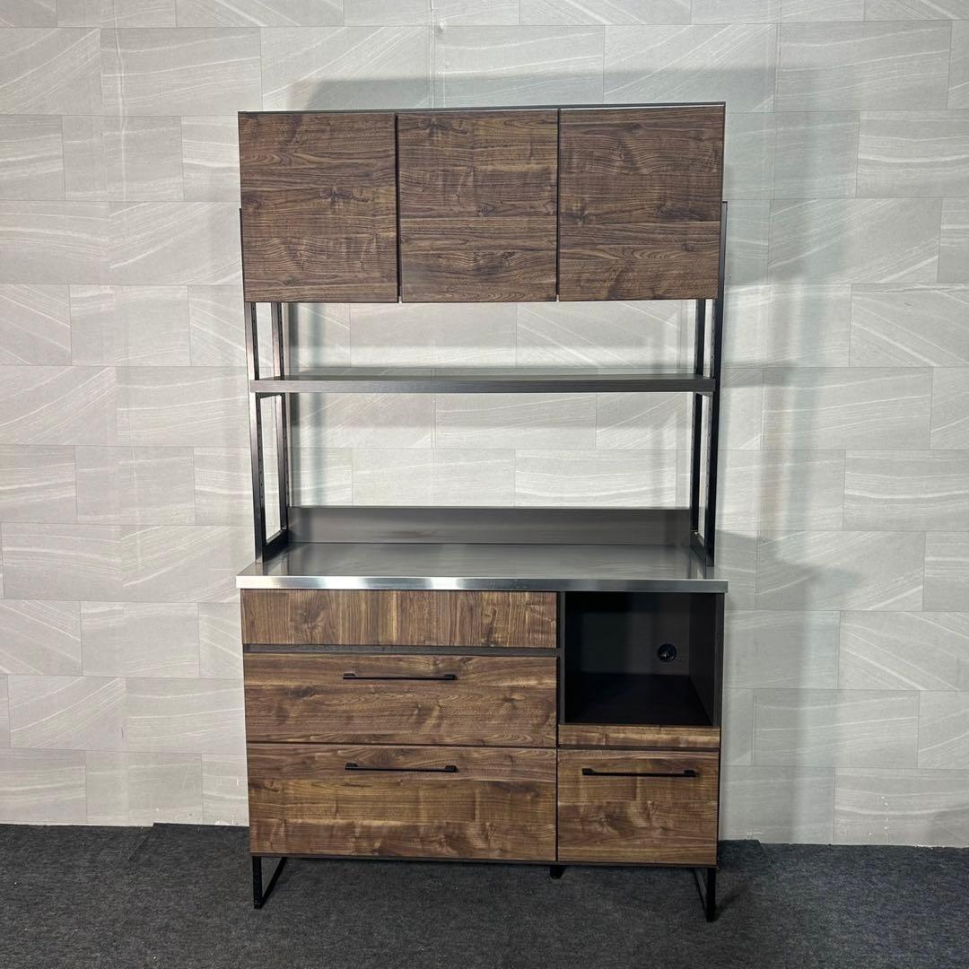 マナベインテリア 食器棚 ディアス 幅120 食器棚 おしゃれ 収納 d3923