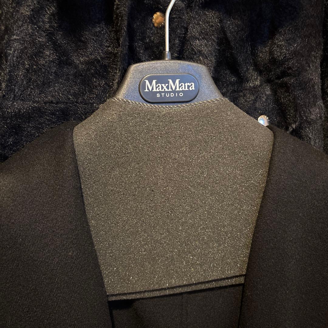 マックスマーラ　フード付きコート