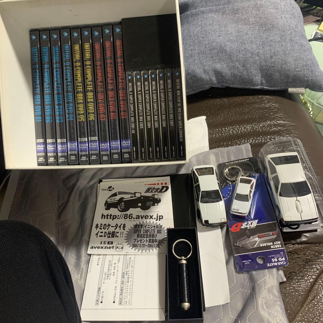 新品未使用Initial D DVD全巻セット + ミニカー+etc