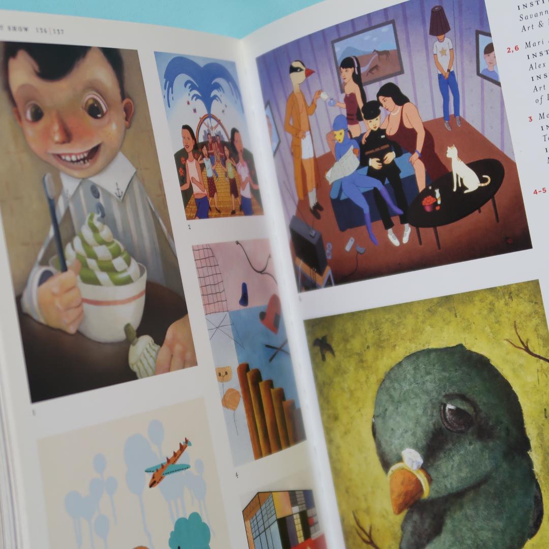 セール！　洋書　Three by Three Illustrati… アート集