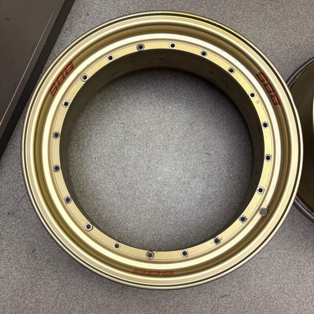 ☆希少 BBS LM F1 フルゴールド 18インチ8J 2本 リムのみ