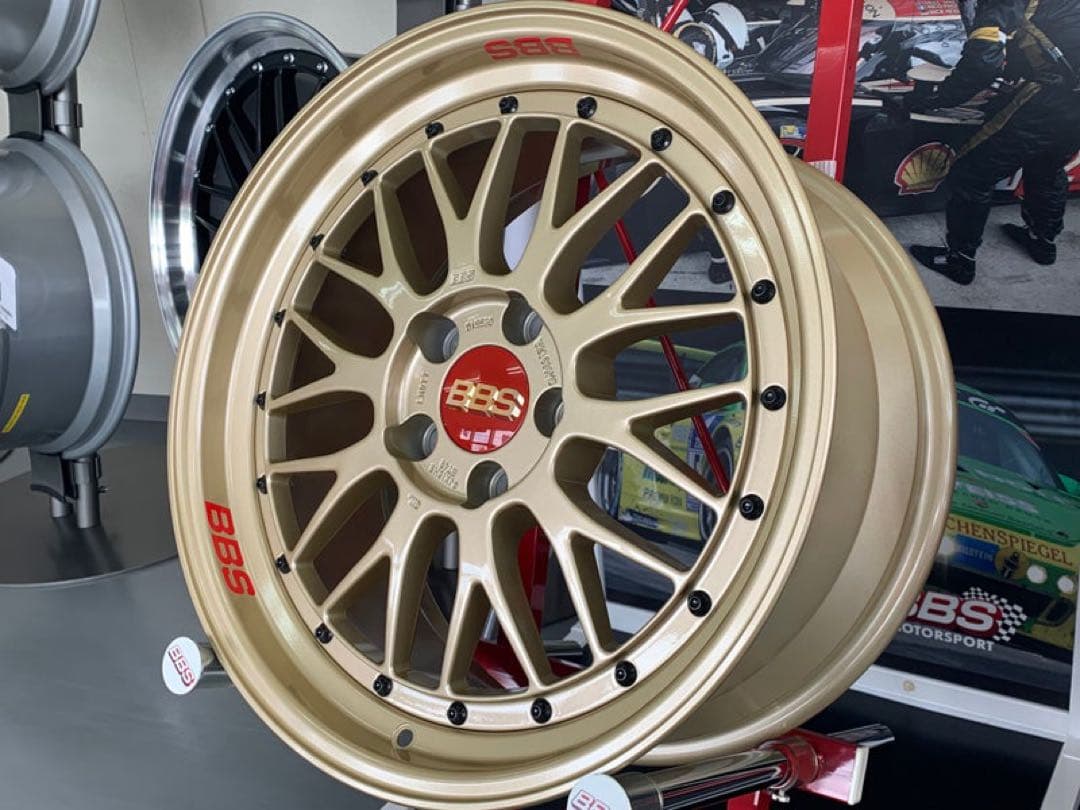 ☆希少 BBS LM F1 フルゴールド 18インチ8J 2本 リムのみ