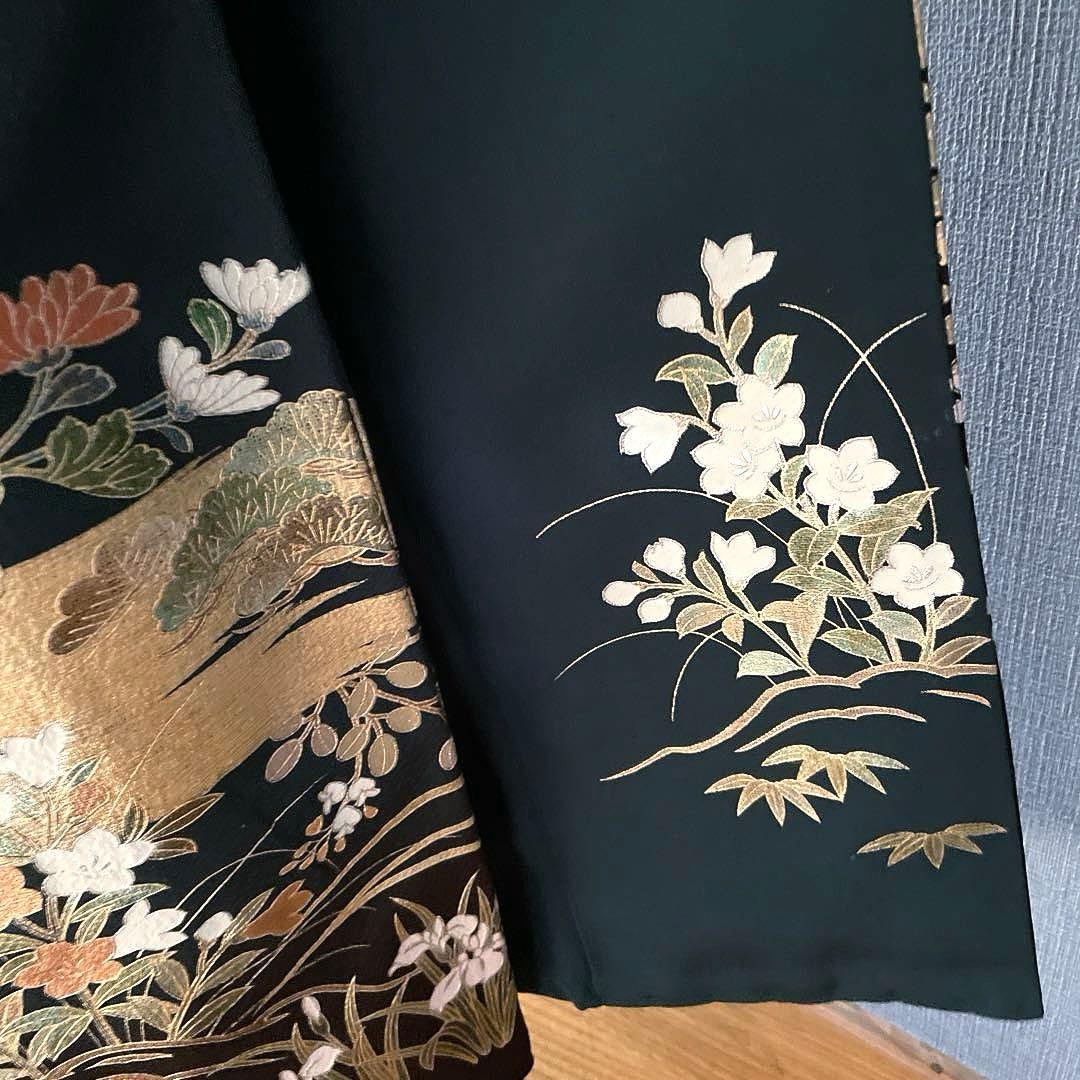 振袖フルセット　手描き友禅　成人式振袖　振袖　裄丈67 ➕サイズ　やまと謹製