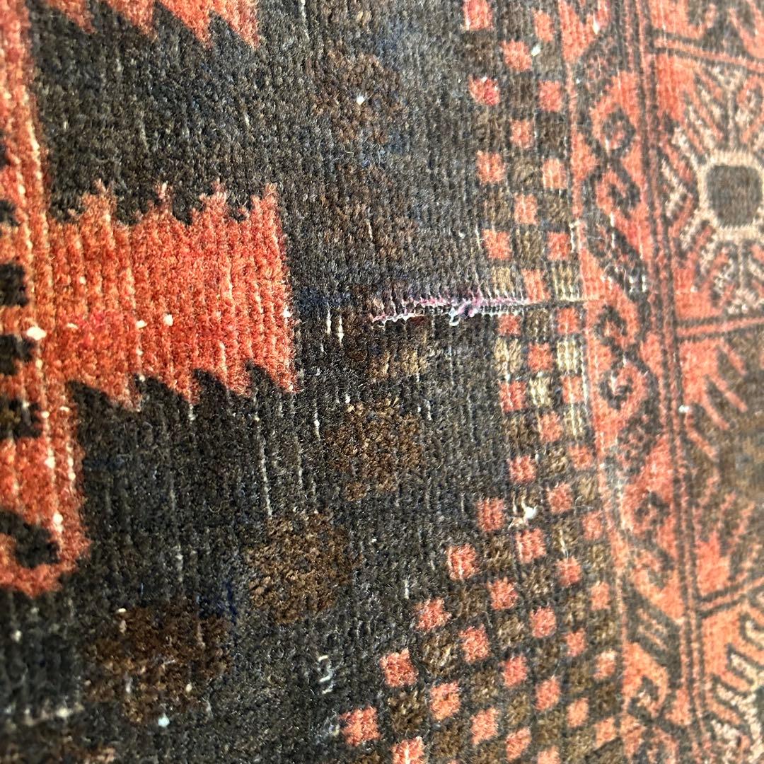 【1980's vintage】 バルーチ族 ビンテージラグ