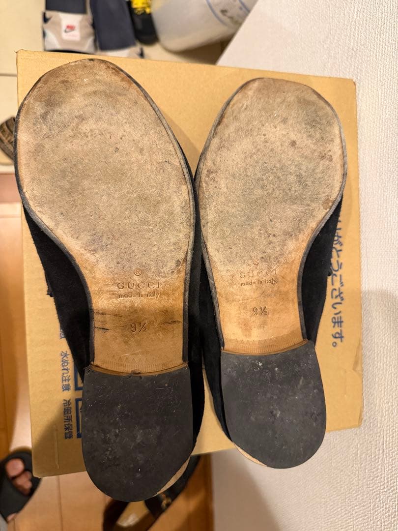 GUCCIグッチ ホースビット ローファー 2足セット メンズ レザー スエード